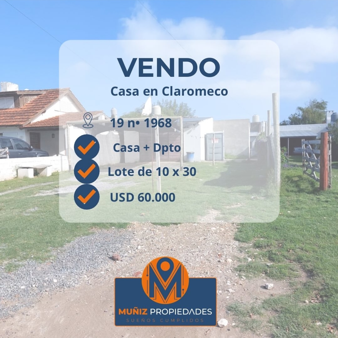 Vendo casa + departamento